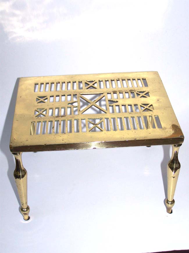 A Victorian Brass Trivet circa 1840-1860